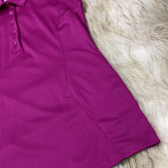 Under Armour Loose fuchsia Sleeveless Polo, Small - Picture 7 of 14